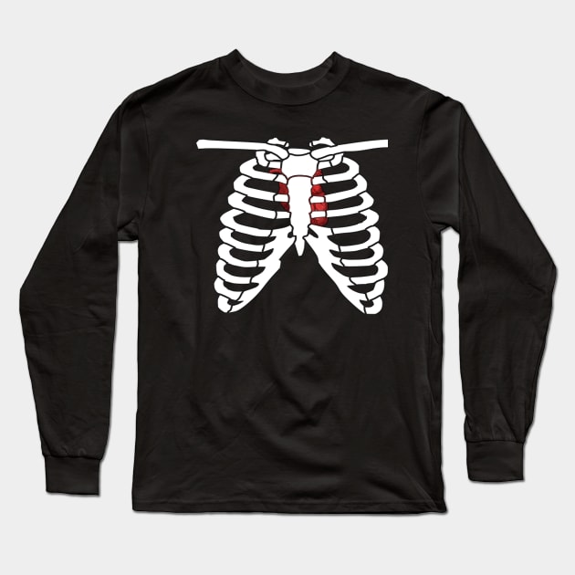 Dead Man's Chest Plus Heart. Long Sleeve T-Shirt by OriginalDarkPoetry